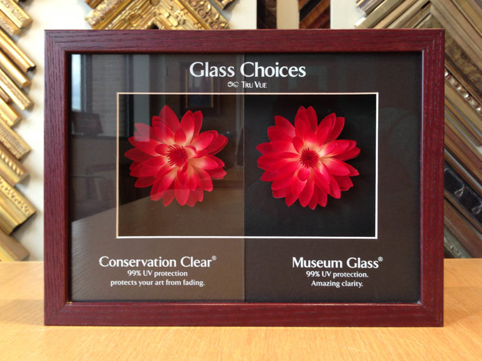 Museum Glass  and Acid Free Backing